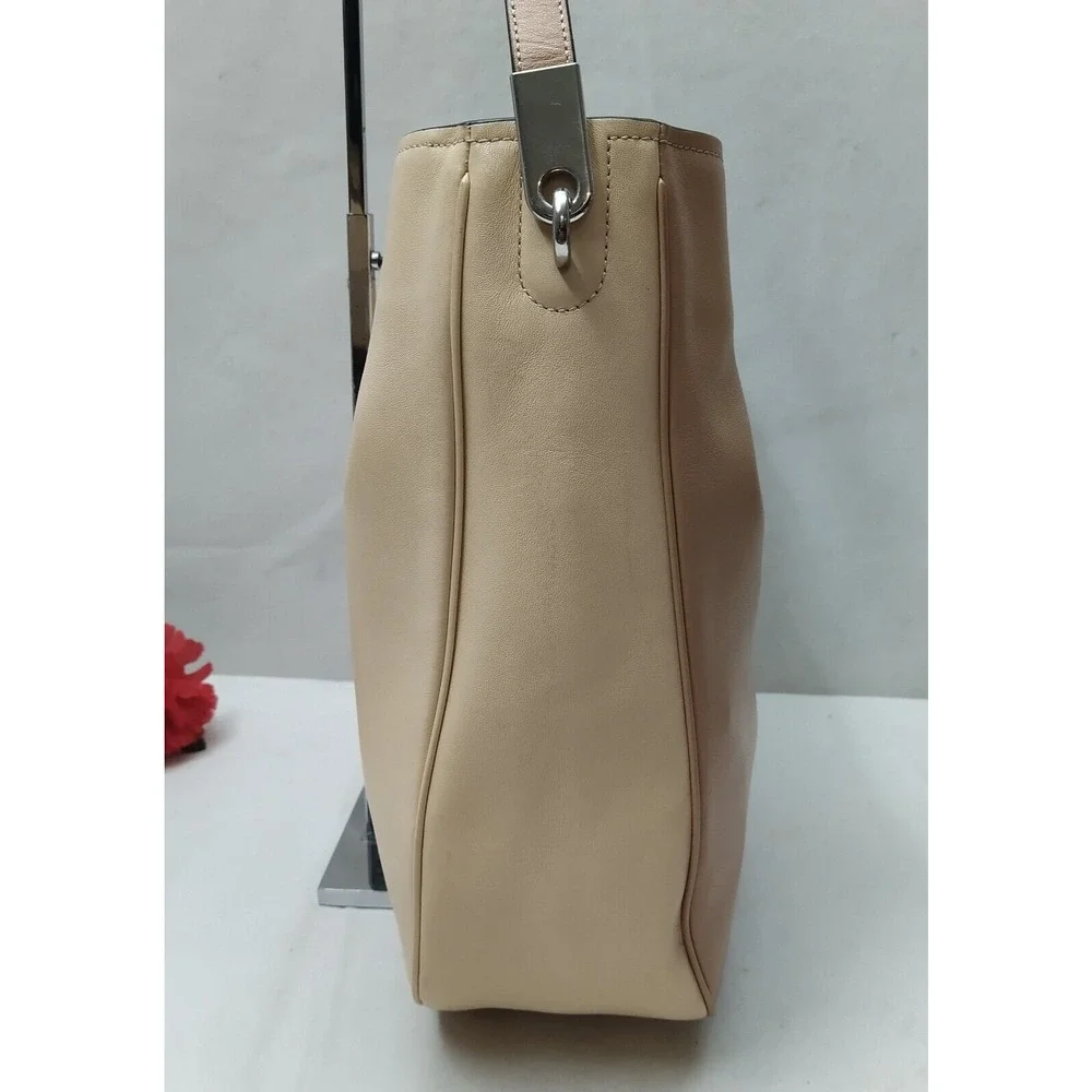 Marc By Marc Jacobs Brown and Ivory Leather Hobo Shoulder Bag